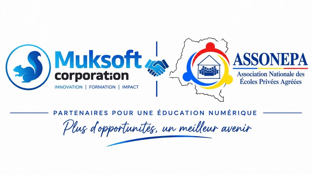 Visuel officiel du partenariat Muksoft Corporation et ASSONEPA